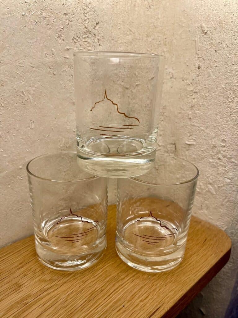 Verres Ambaince – Saint Léna, boutique inspirée du Mont Saint Michel